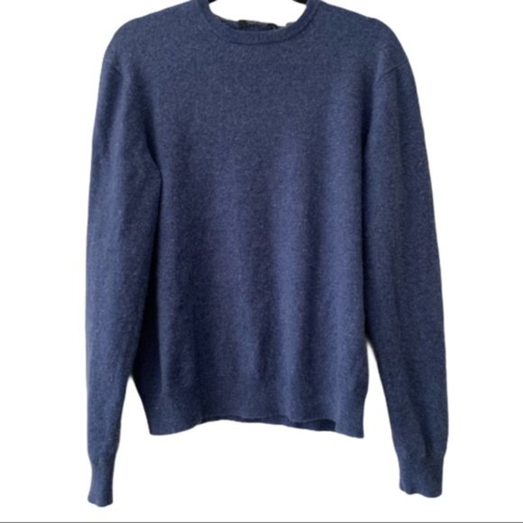 Pullover Crew Sweater Blue L